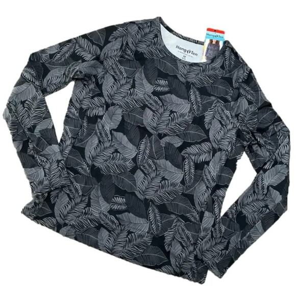 Hang Ten Sun Tee Sun Zip Pocket Ladies Size Medium NWT - Picture 2 of 9